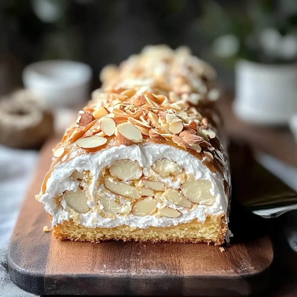 Bienenstich-Biskuitrolle