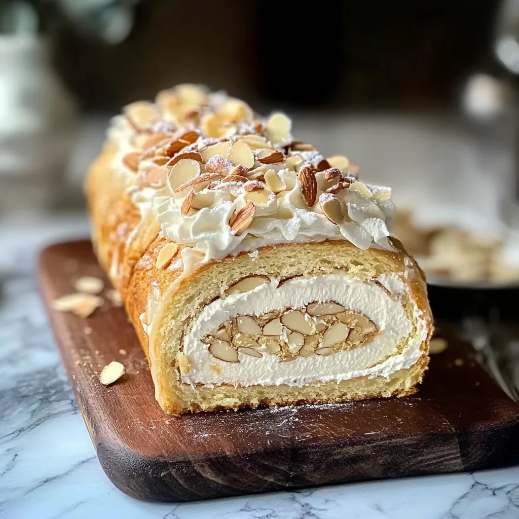 Bienenstich-Biskuitrolle