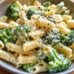 Brokkoli-Pasta mit cremiger Käsesoße