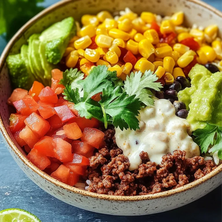 Burrito Bowl mit Rinderhack – Mexican Style
