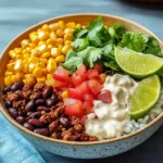 Burrito Bowl mit Rinderhack – Mexican Style