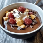 Cremiger Schokoladenpuddingbrei