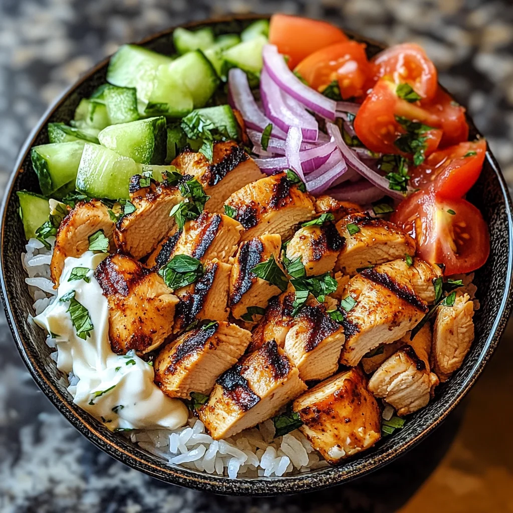 Döner-Bowl mit Hähnchen