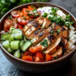 Döner-Bowl mit Hähnchen