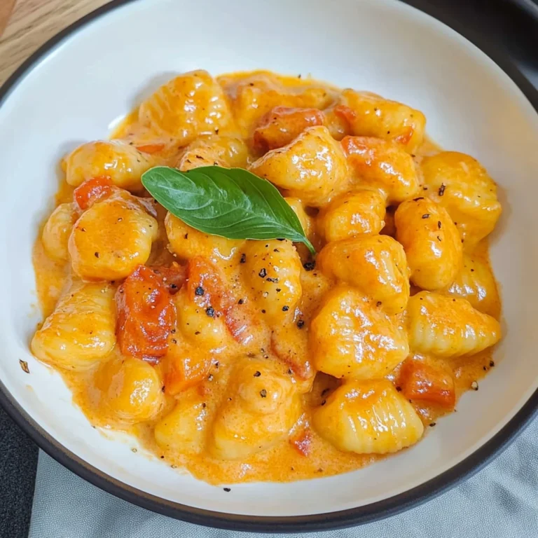 Gnocchi Rezept mit Paprika-Frischkäse-Soße