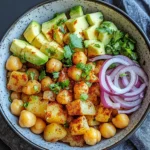 Kartoffel-Kichererbsen-Bowl