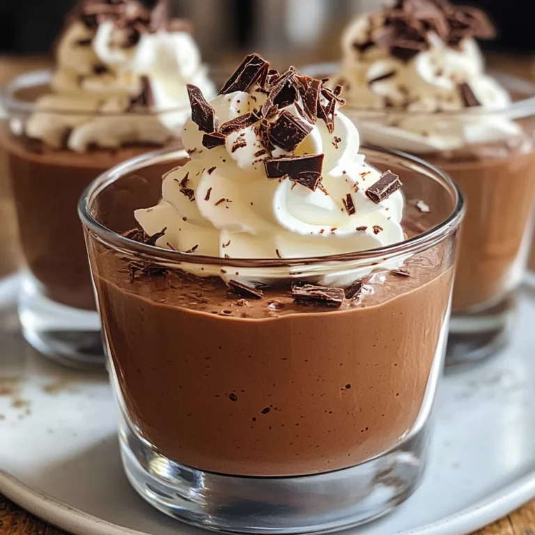 Mousse au Chocolat ohne Ei