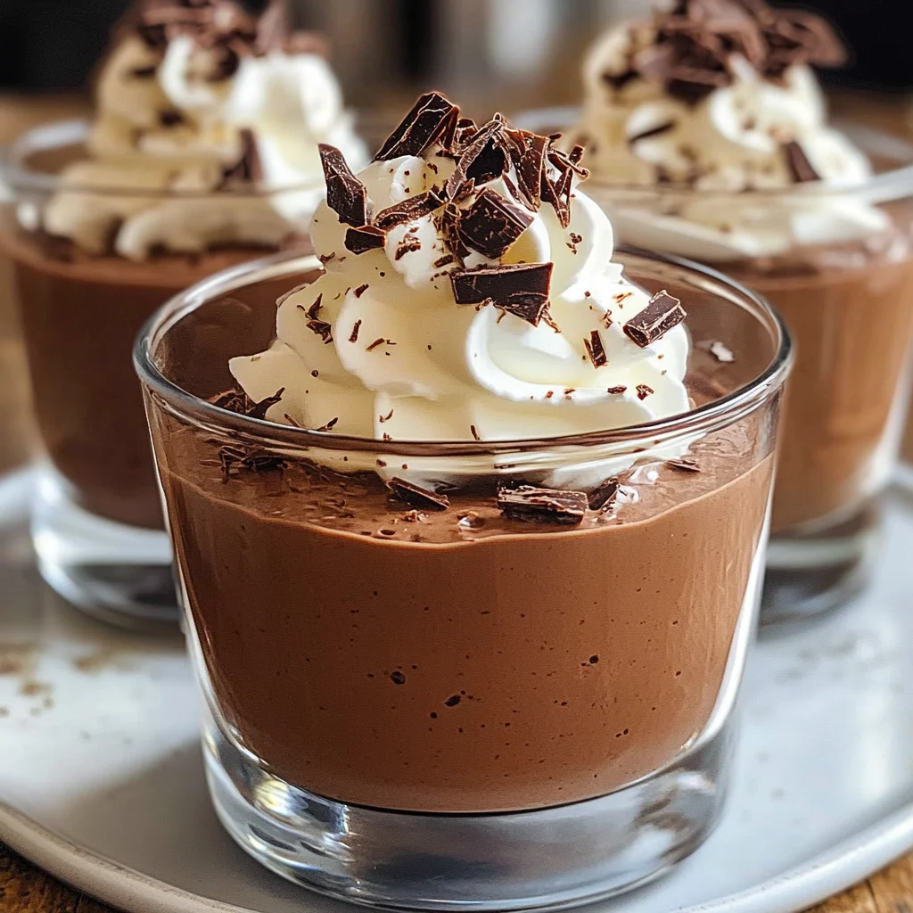 Mousse au Chocolat ohne Ei