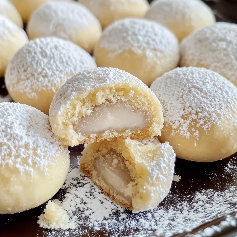 Rezept Vanillekipferl-Kugeln mit Marzipan & Nougat