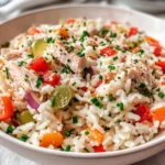 Schneller Reissalat mit Thunfisch & Paprika