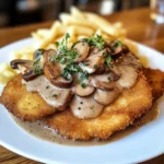 Traditionelles Deutsches Jägerschnitzel