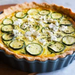 Zucchini-Quiche mit Feta