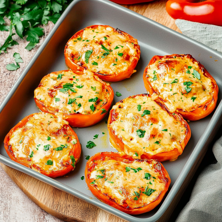 Leckere Gefüllte Paprikaringe: Schnell & Gesund Genießen