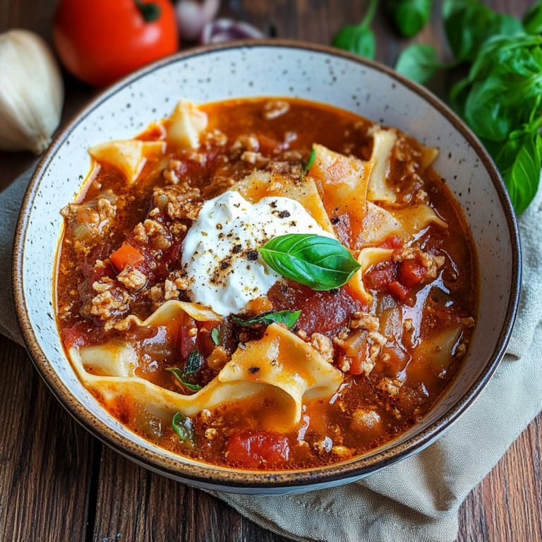 Perfekte Lasagnesuppe für die ganze Familie in 30 Minuten