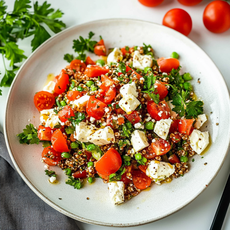 Schneller Linsensalat mit Feta in nur 15 Minuten!