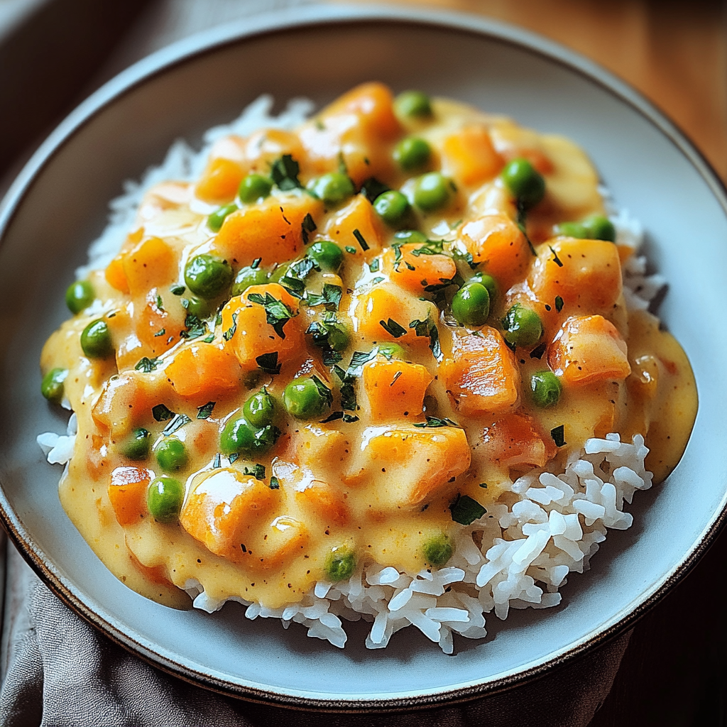 Cremiger Reis mit Gemüse-Frischkäse-Sauce – Schnell & Kös…