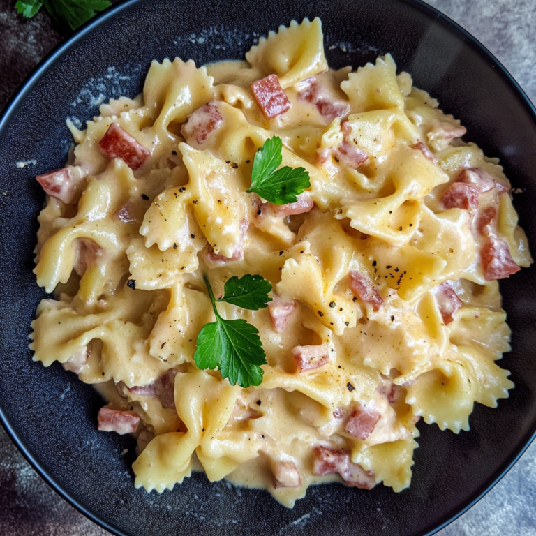Verführerische Schinken-Käse-Nudeln: Das Ultimate One Pot…