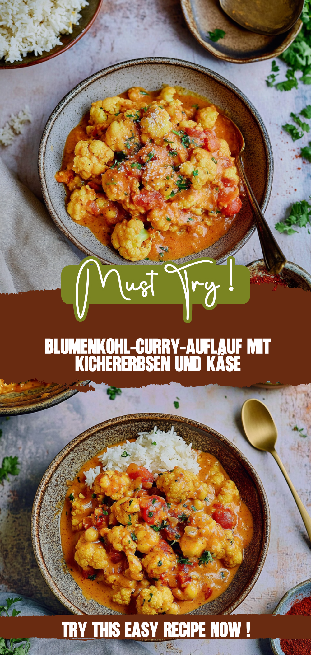 Blumenkohl-Curry-Auflauf