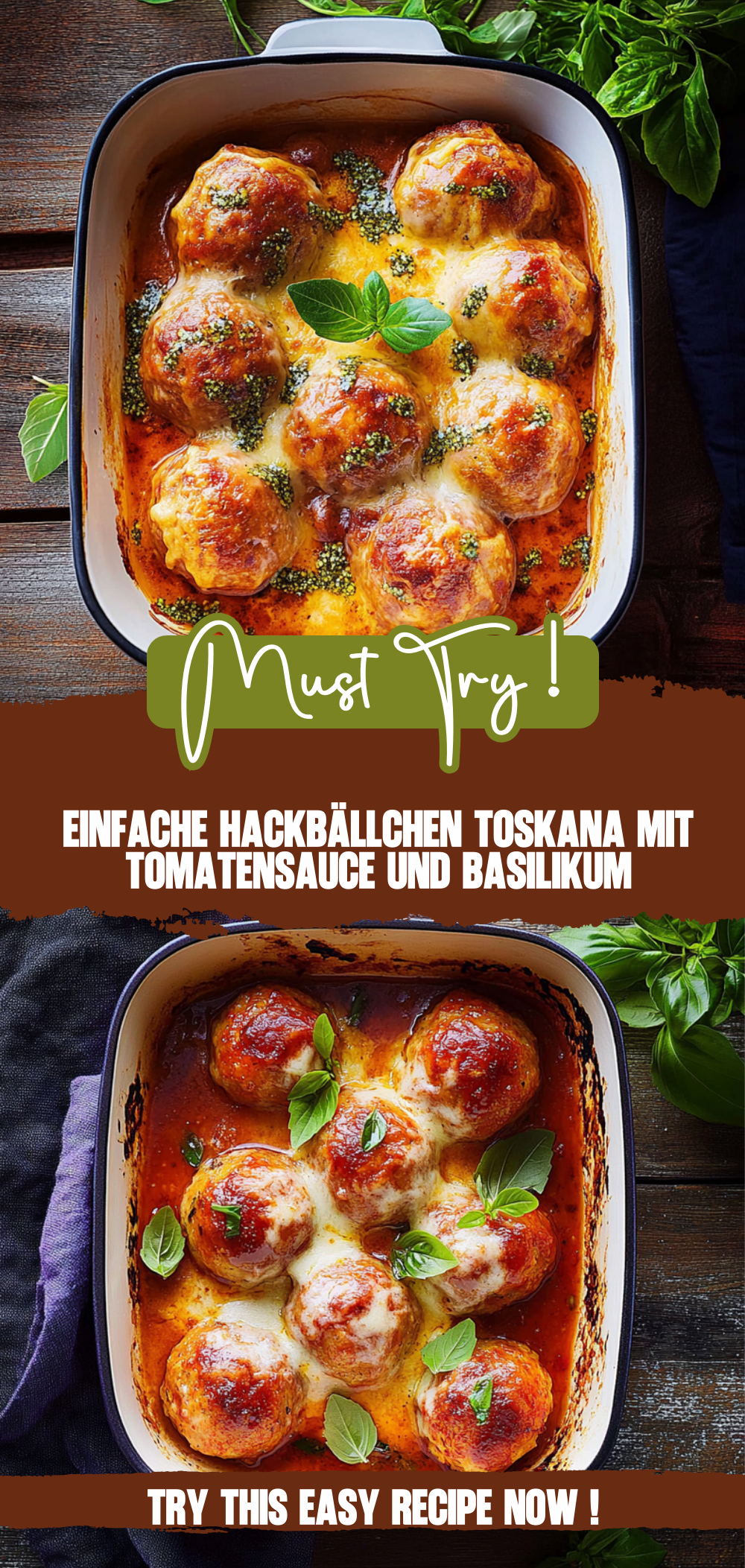 Einfache Hackbällchen Toskana