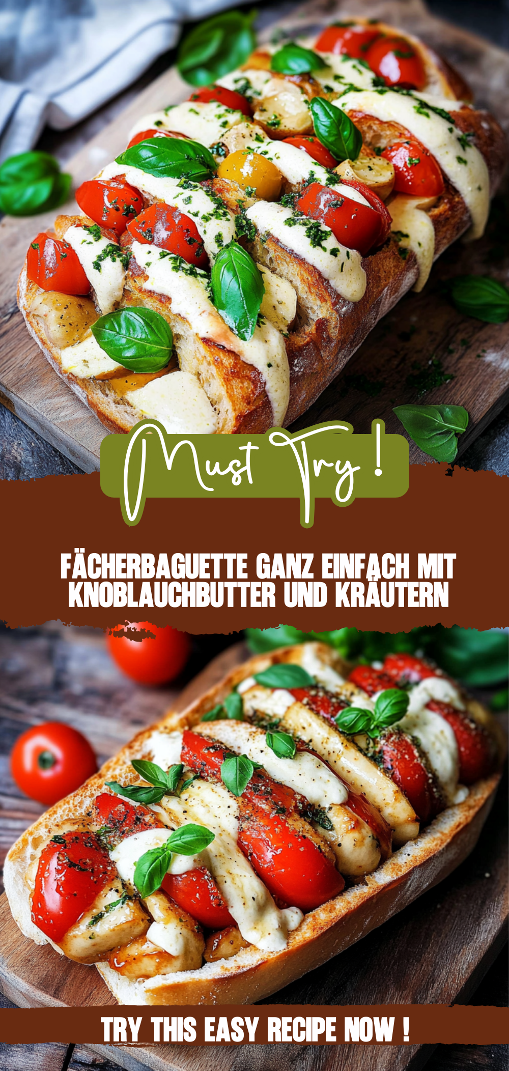 Fächerbaguette ganz einfach