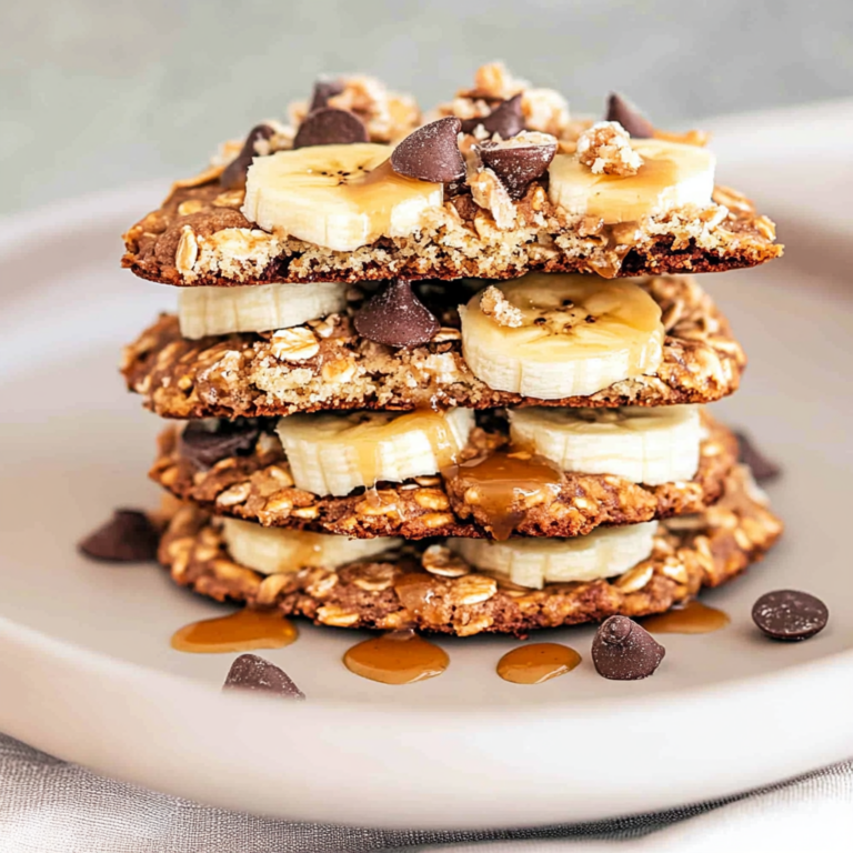 Leckere Bananen Haferflocken Kekse aus 3 Zutaten – Schnell!
