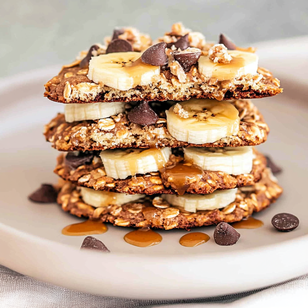 Leckere Bananen Haferflocken Kekse aus 3 Zutaten – Schnell!