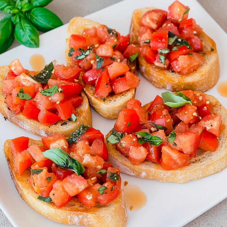 Perfekte Bruschetta mit Tomaten – Klassisch Italienisch R…