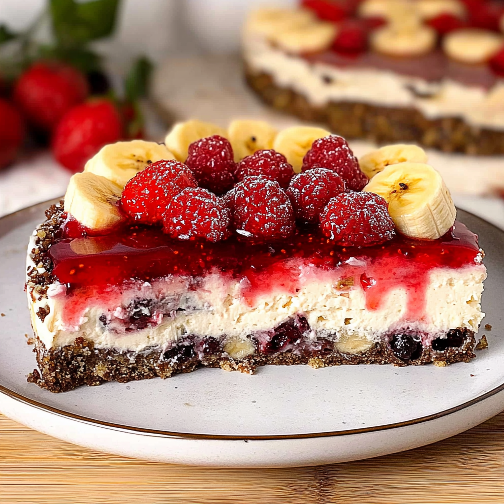 Verführerische Erdbeer-Stracciatella-Bananen-Torte Rezept