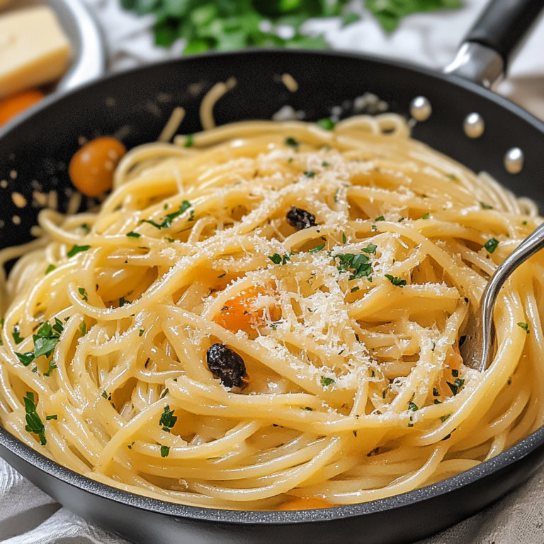 Irresistible One Pot Knoblauch Käse Pasta in 80 Minutes