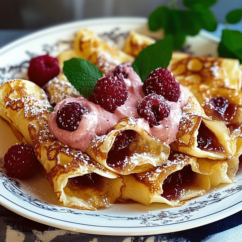 Himmlischer Rhabarber-Crêpes-Auflauf – Ein Genuss!