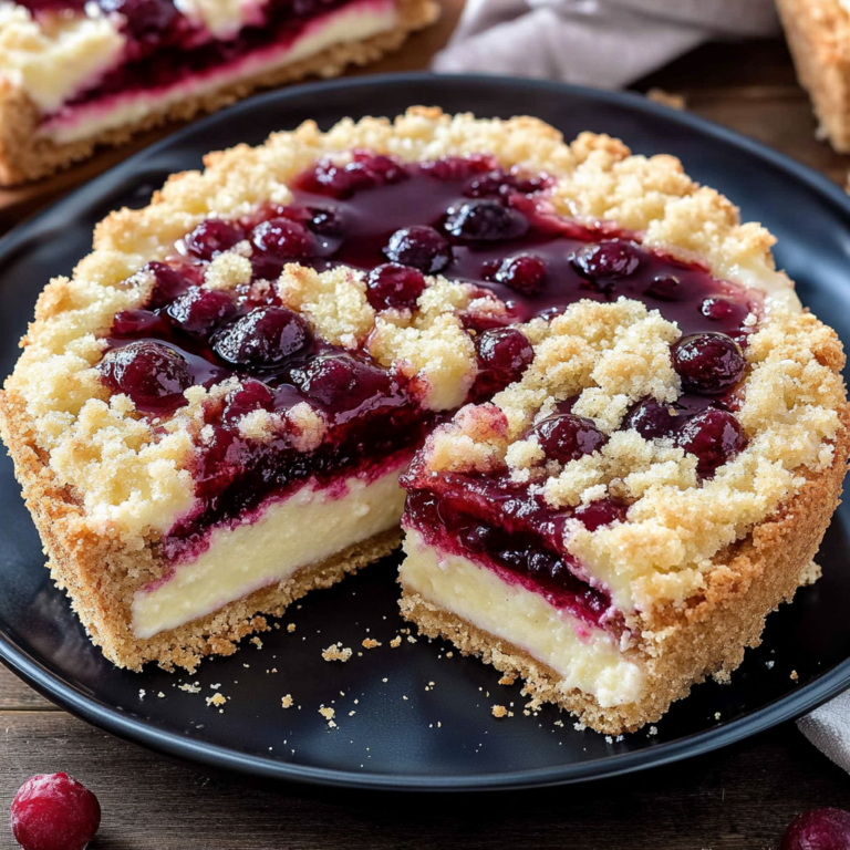 Unwiderstehlicher Saftiger Käsekuchen mit Kirschen & Stre…