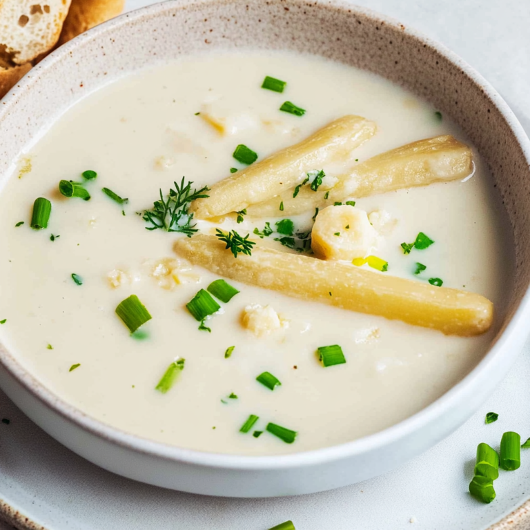 Spargelcremesuppe – Einfaches Rezept wie von Oma