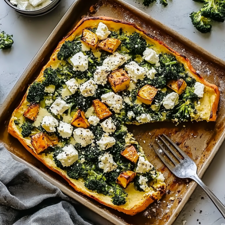 Unglaubliches Süßkartoffel-Brokkoli-Auflauf mit Feta Rezept