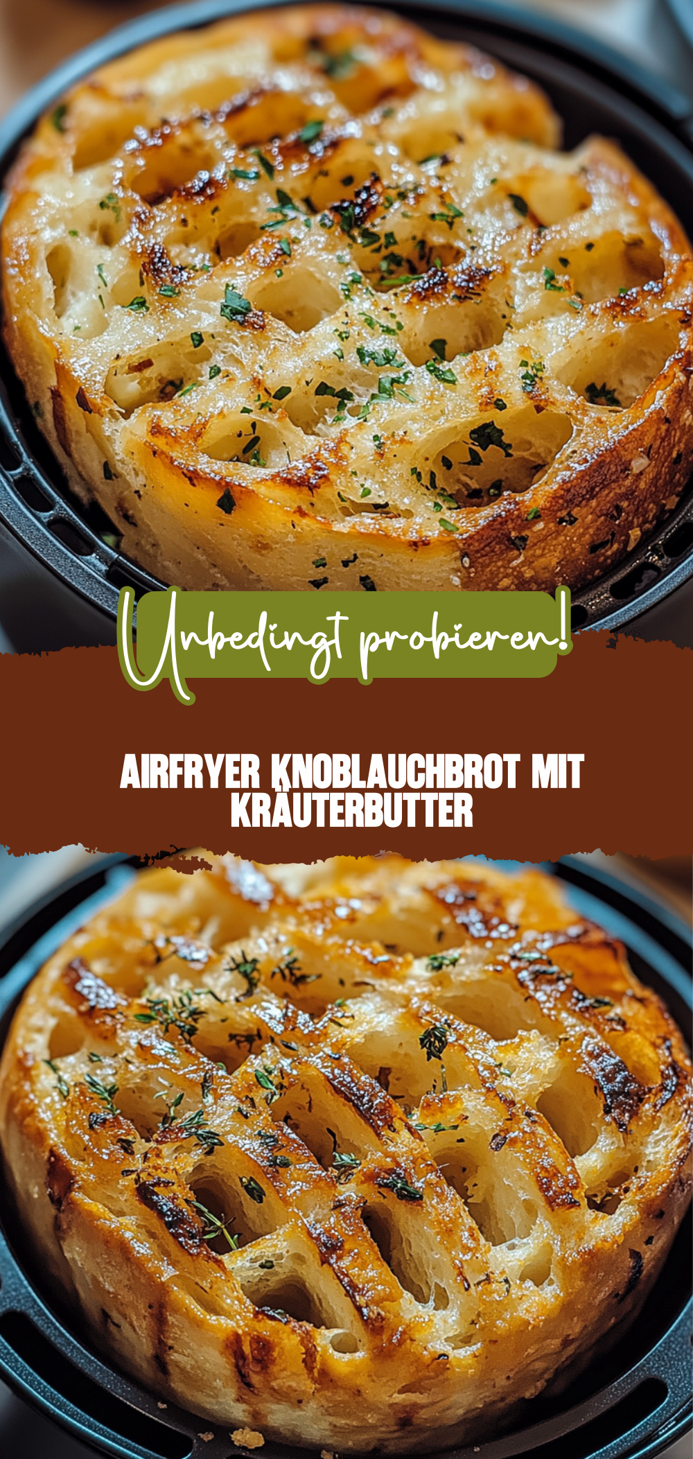 Airfryer Knoblauchbrot
