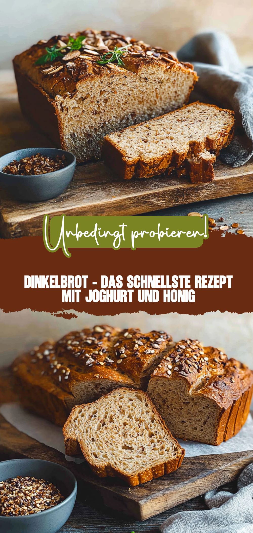 Dinkelbrot - das schnellste Rezept