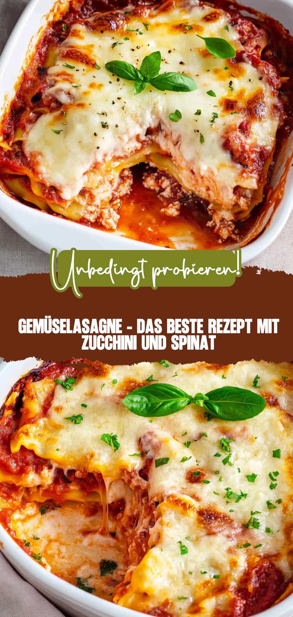 Gemüselasagne - das beste Rezept
