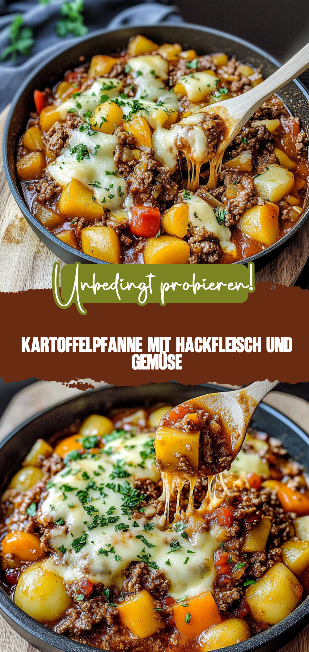 Kartoffelpfanne mit Hackfleisch