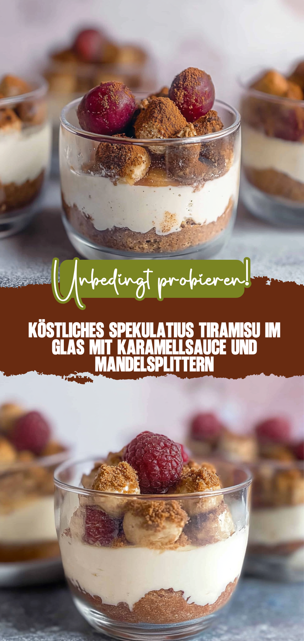 Köstliches Spekulatius Tiramisu im Glas