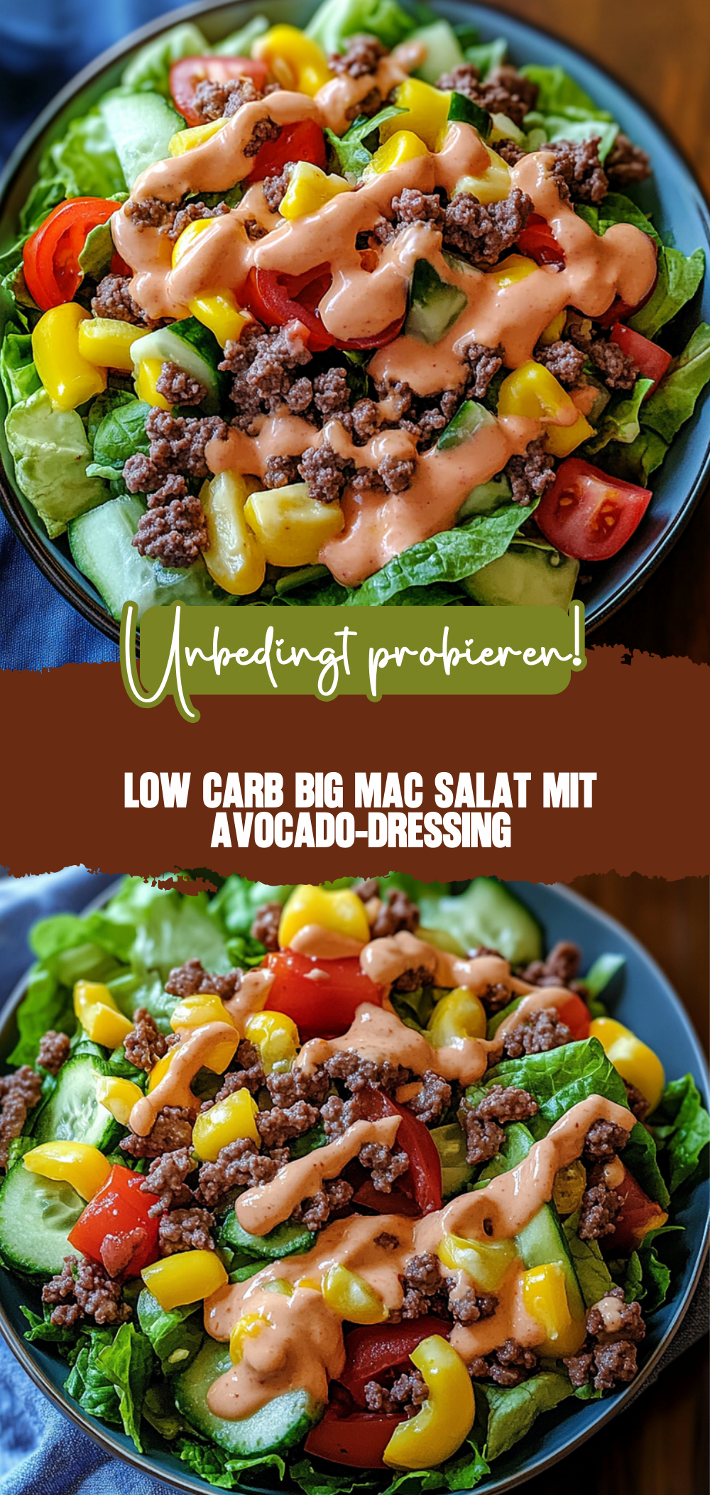 Low Carb Big Mac Salat