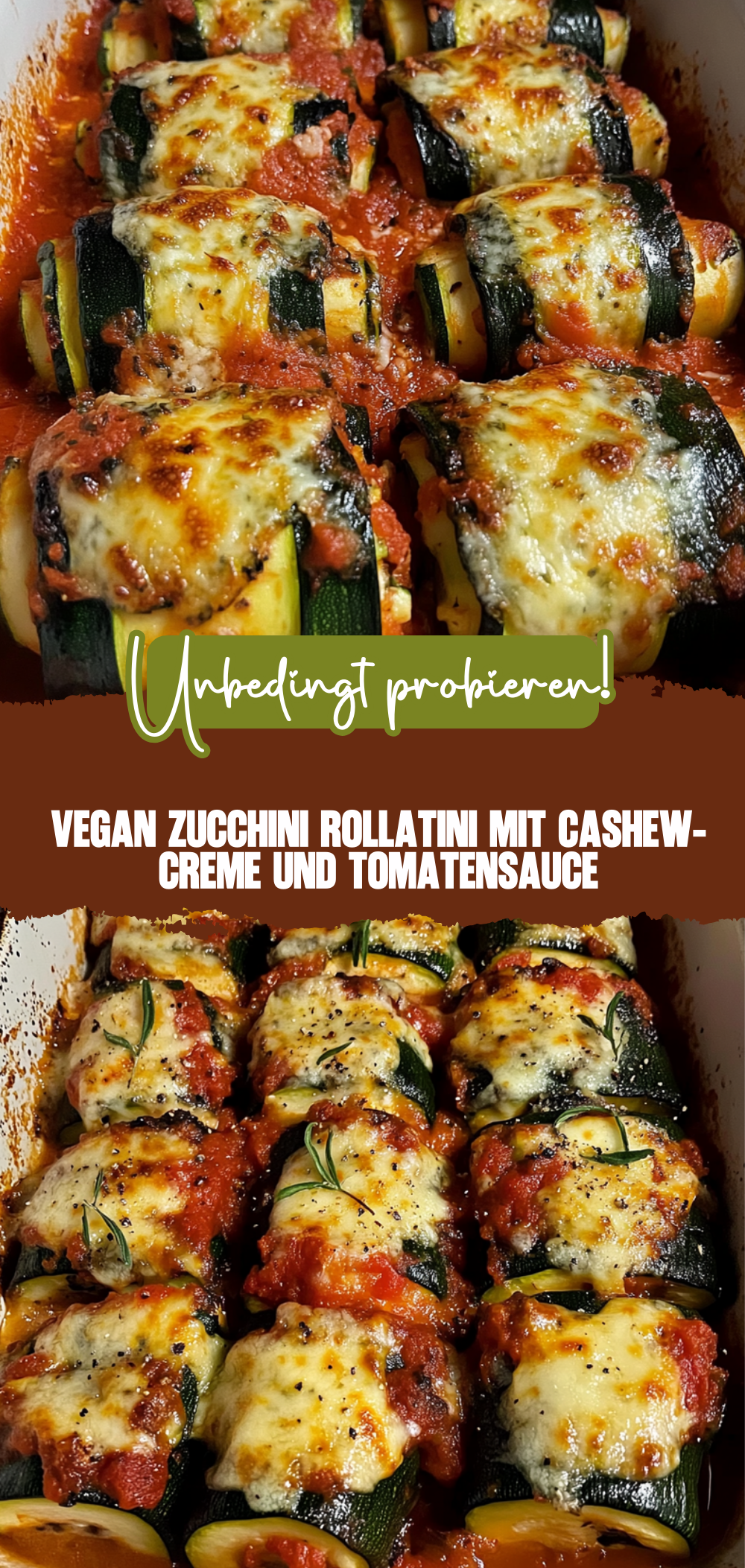 Vegan Zucchini Rollatini
